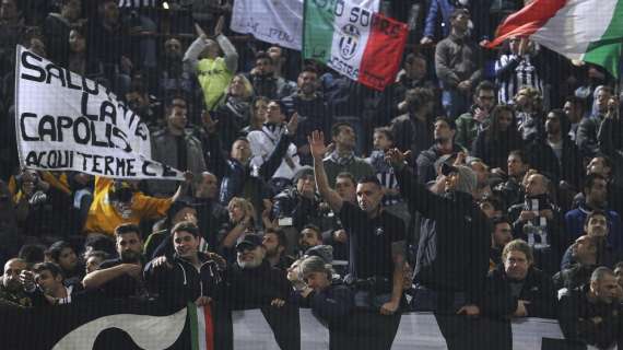 FRANCHI, Solo 600 i tifosi della Juve nel settore ospiti 