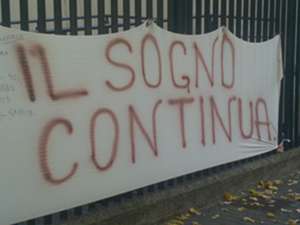 FRANCHI, Lo striscione dei tifosi (FOTO)