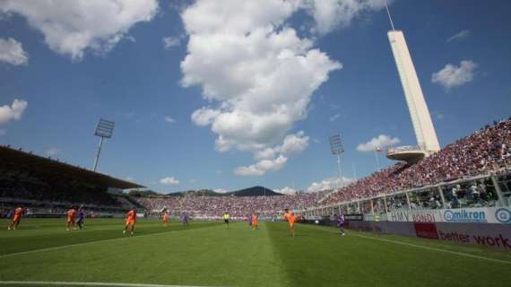 FRANCHI, Viola in campo per il riscaldamento