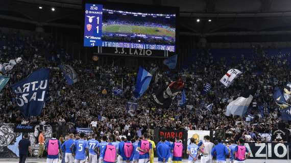 LAZIO, Che contestazione all'Olimpico: fischi dopo i gol