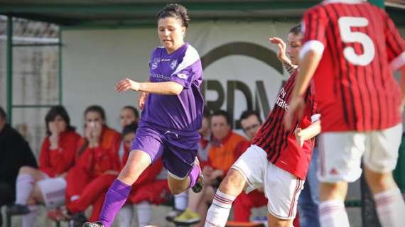 Arianna Ferrati, convocata in Nazionale Under 19, in azione contro il Milan - foto Federico De Luca