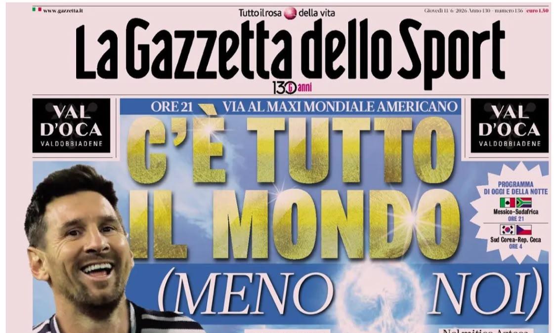 Rassegna stampa, ecco le prime pagine dei quotidiani sportivi