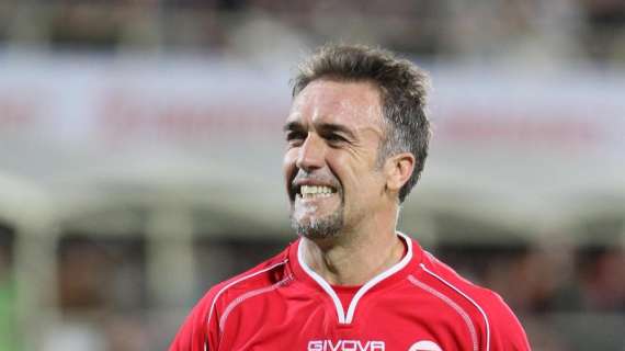 BATISTUTA, Il re leone assiste alla gara da Sky Box