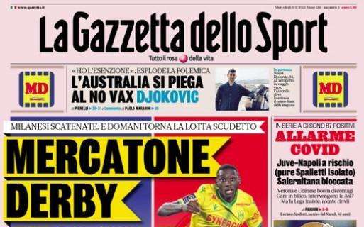 RASSEGNA STAMPA, Le prime pagine dei quotidiani