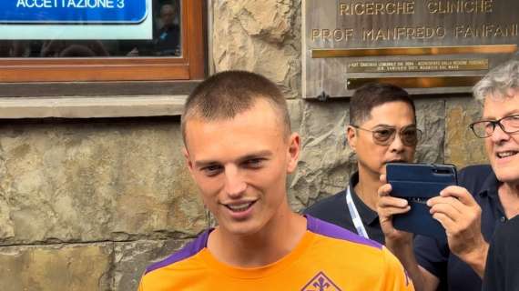 FOTO, Gudmundsson al Curi di Perugia: ecco il motivo