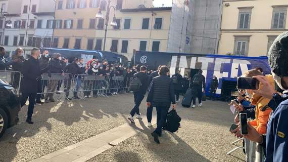 FOTO-VIDEO FV, Inter via dall'hotel: ora al Franchi
