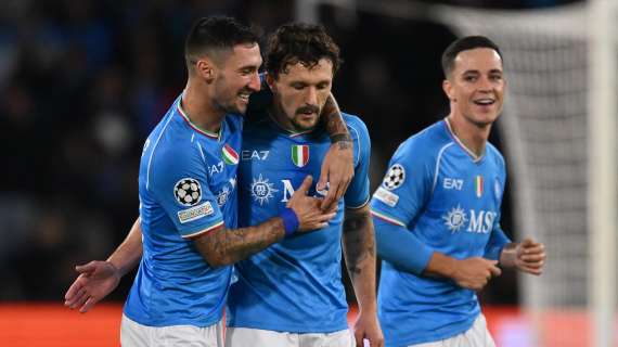 NAPOLI-U. BERLINO, Al Maradona gli azzurri pareggiano 1-1