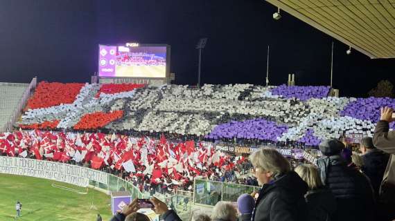 FOTO FV, La coreografia della C. Fiesole contro l'Inter