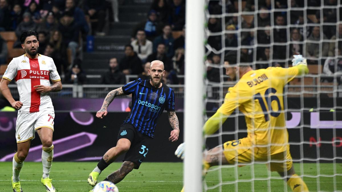 L'Inter vince 2-0 e vola a +13. Il Genoa resta a +3 dalla Fiorentina