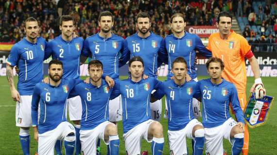 RANKING FIFA, Italia ferma all'ottavo posto