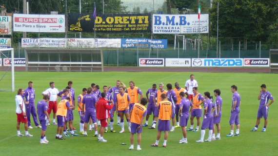 SAN PIERO, Comincia l'allenamento dei viola