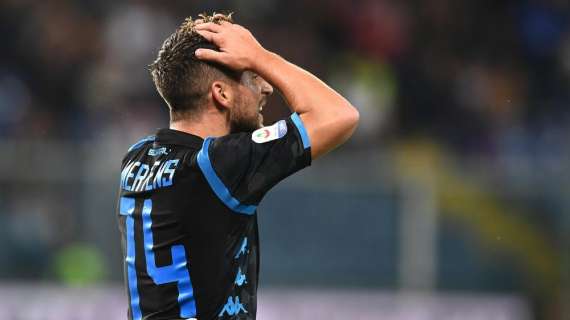 MERTENS, Problema alla spalla. Medico: "Non grave"