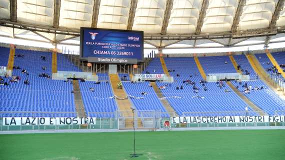 LAZ-FIO, Stasera solo 35mila spettatori all'Olimpico