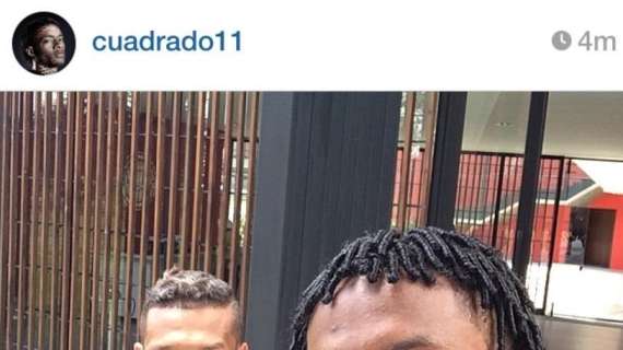 CUADRADO, Sorrisi con Guarin dalla Colombia