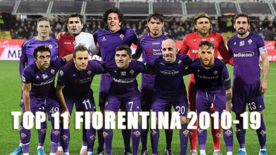FOTO FV, Ecco la Top 11 della Fiorentina 2010-19