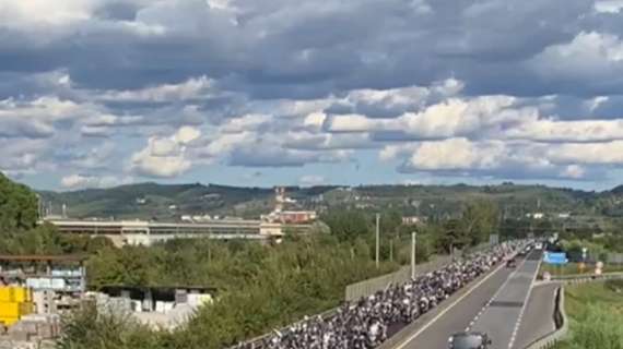 VIDEO FV, L'impressionante arrivo della motorinata