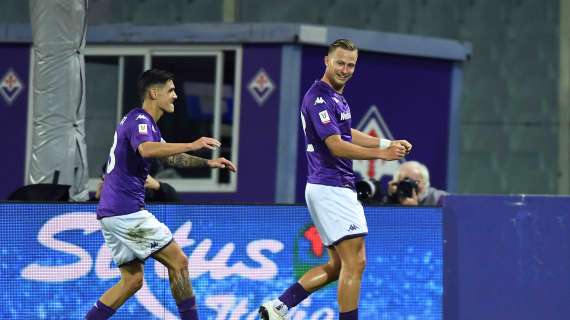 C.ITALIA, I viola battono 1-0 la Samp: le immagini