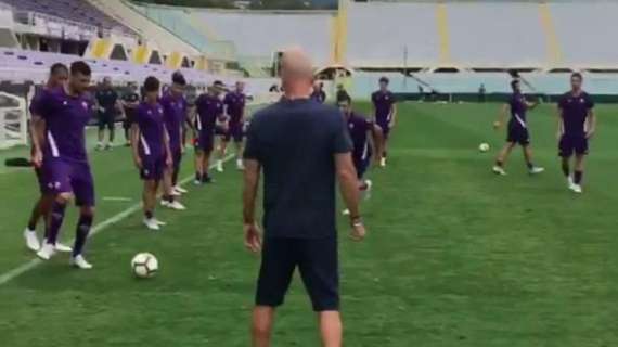 FOTO, Lafont e compagni in campo al Franchi