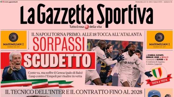 RASSEGNA STAMPA, Le prime pagine dei giornali