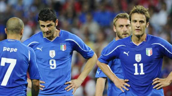 ITALIA-SLOVACCHIA, Gilardino perde posizioni