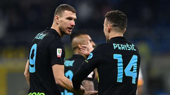 COPPA ITALIA, Inter-Roma è 2-0: Dzeko-Sanchez