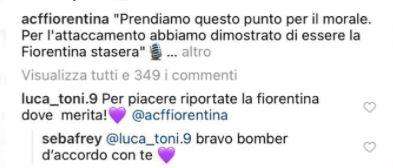 TONI, Scrive: "Riportate la Viola dove merita!". E Frey...