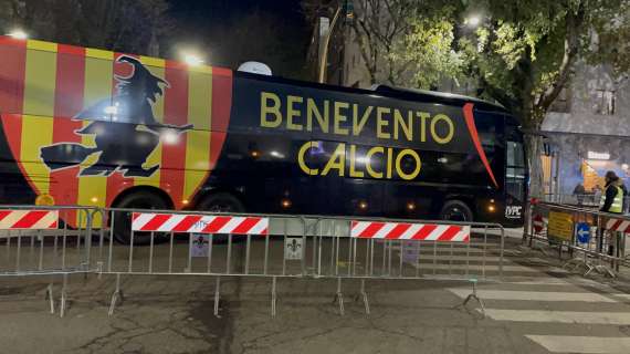 VIDEO FV, Il Benevento arriva allo stadio Franchi