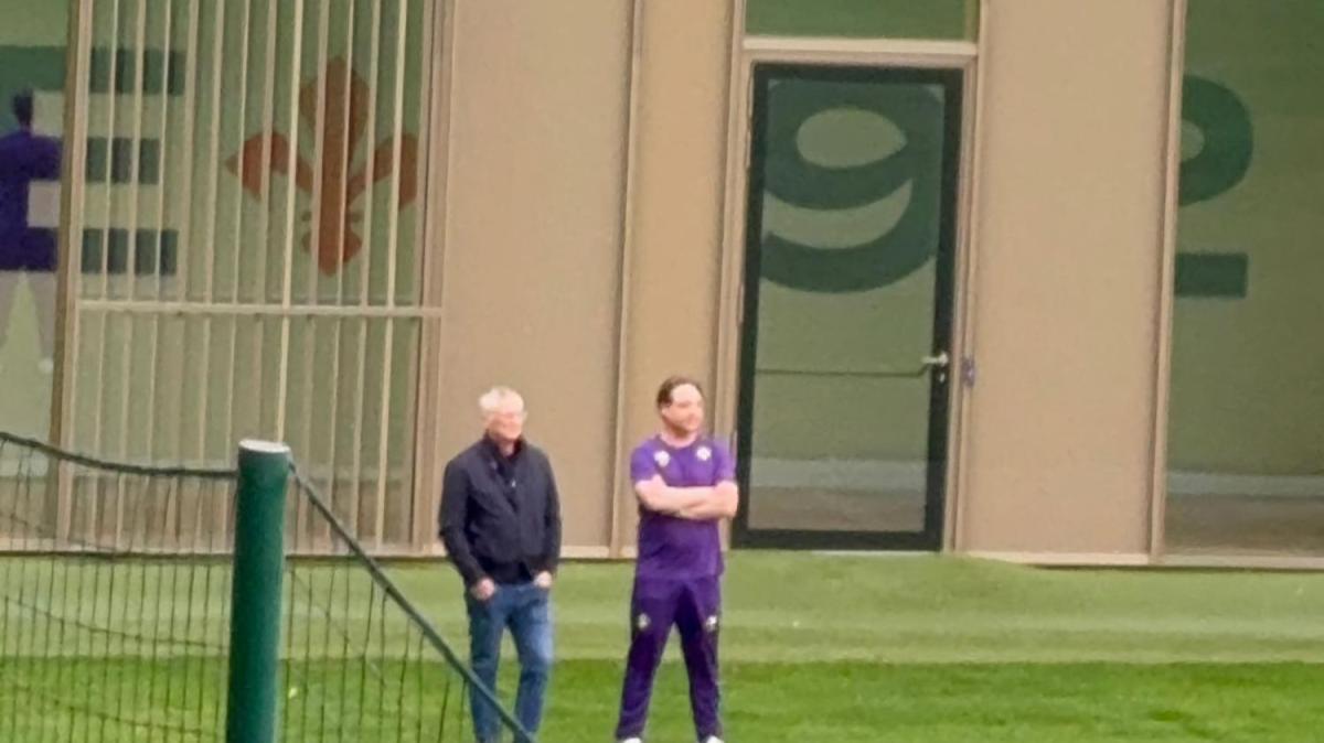 Allenamento pre Rapid Vienna, presente alla seduta anche Daniele Pradè