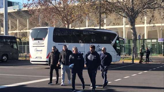 FOTO FV, Rientro al CS per lo staff di Iachini