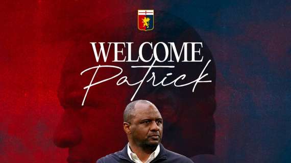 Genoa, è ufficiale, Patrick Vieira è il nuovo allenatore