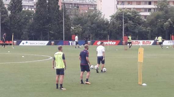 Genoa, ultimi allenamenti prima del match
