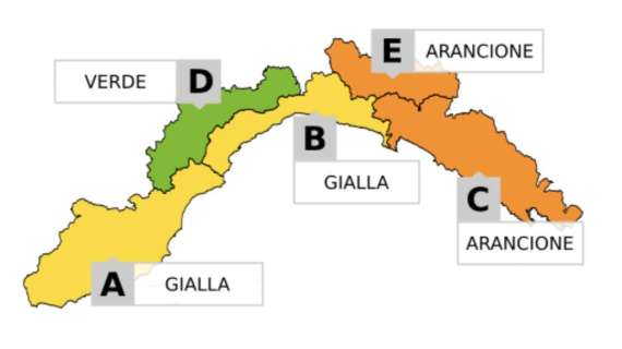 Allerta meteo gialla e arancione sulla nostra regione