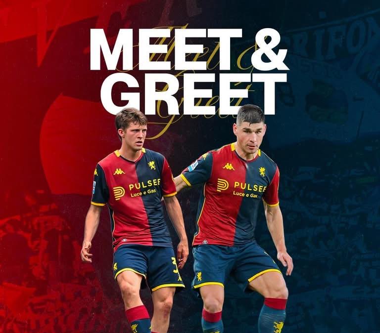 Genoa, giovedì torna Meet & Great con Frendrup e Malinovskyi