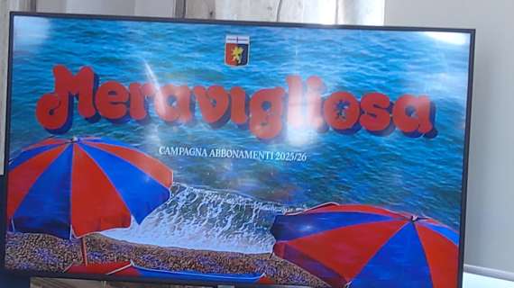 Genoa, presentata la nuova campagna abbonamenti