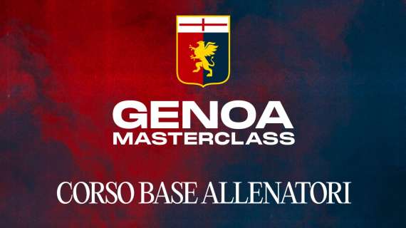 Genoa, una Masterclass per diventare allenatori, modalità di iscrizione