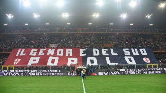 Genoa-Sampdoria, da sabato la vendita libera dei biglietti