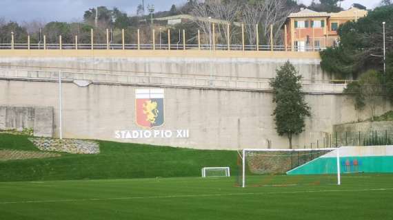 Genoa, esercitazioni tattiche, contro il Parma assente Marchetti