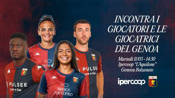 Genoa, domani incontro tra tifosi e giocatori e giocatrici rossoblu