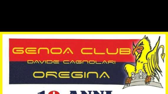 Festa per i 10 anni del Genoa Club Oregina