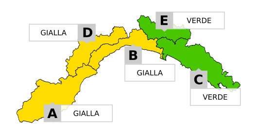 Allerta meteo per domani per possibili precipitazioni temporalesche