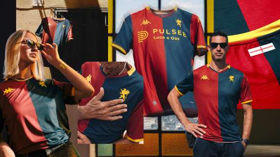 Genoa, la nuova prima maglia per la stagione 2025/2026