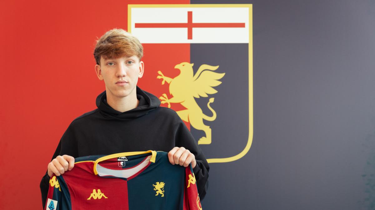 Genoa, Roberto Scaglione firma il primo contratto da professionista