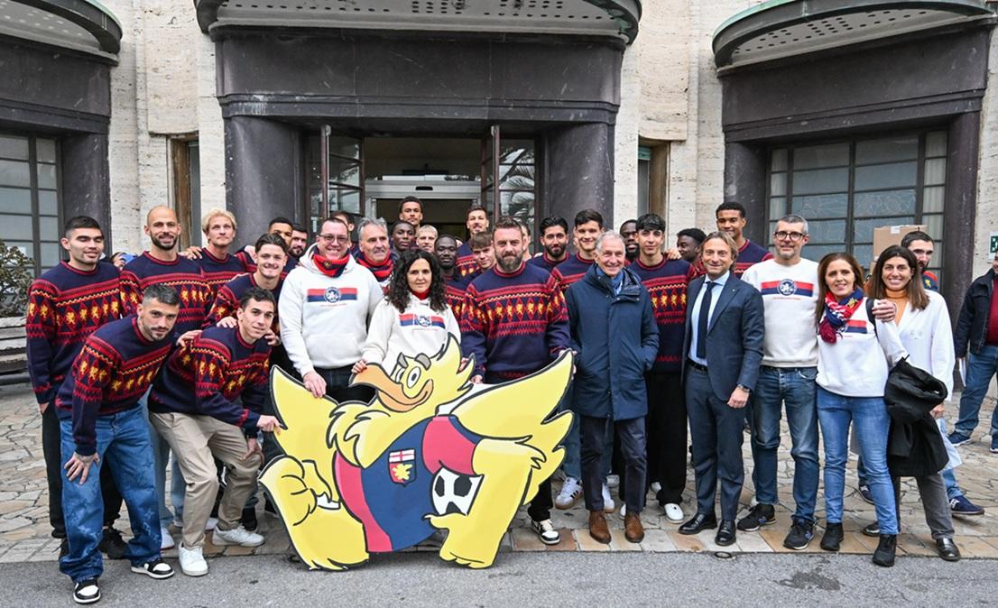 Genoa, squadra al Gaslini; a Multedo in recupero Cornet