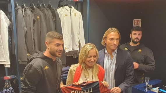 Genoa, inaugurato lo store in via XX Settembre,  le parole di Sabelli 