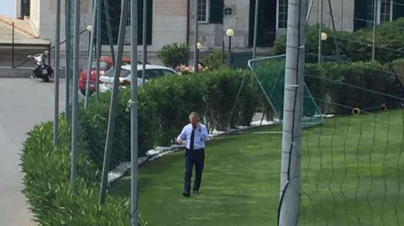 Genoa, il presidente Preziosi a Pegli per stare vicino alla squadra