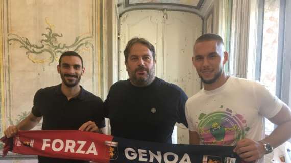 Genoa, ufficiali il difensore Zappacosta e il centrocampista Marko Pjaca