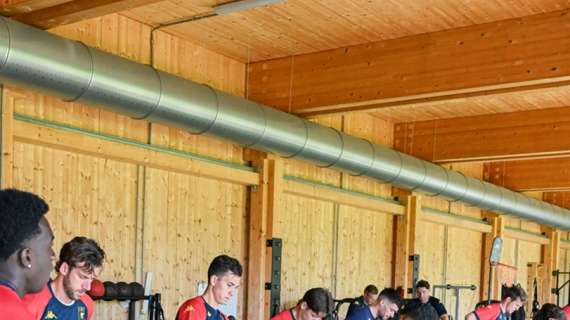 Genoa, solo palestra per i giocatori nel secondo giorno a Multedo