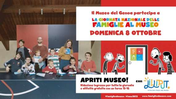Museo del Genoa presente alla Giornata Nazionale delle famiglie al Museo