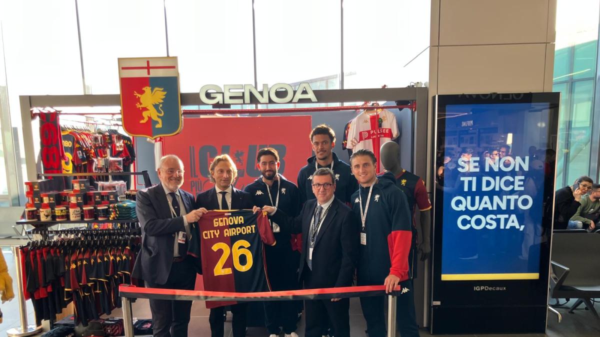 Genoa, inaugurato il nuovo Temporary Store all'Aeroporto