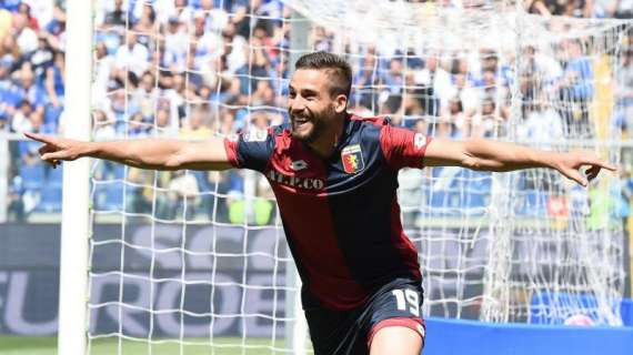 Lucchese-Genoa primo tempo: segna Pavoletti, 1 a 0